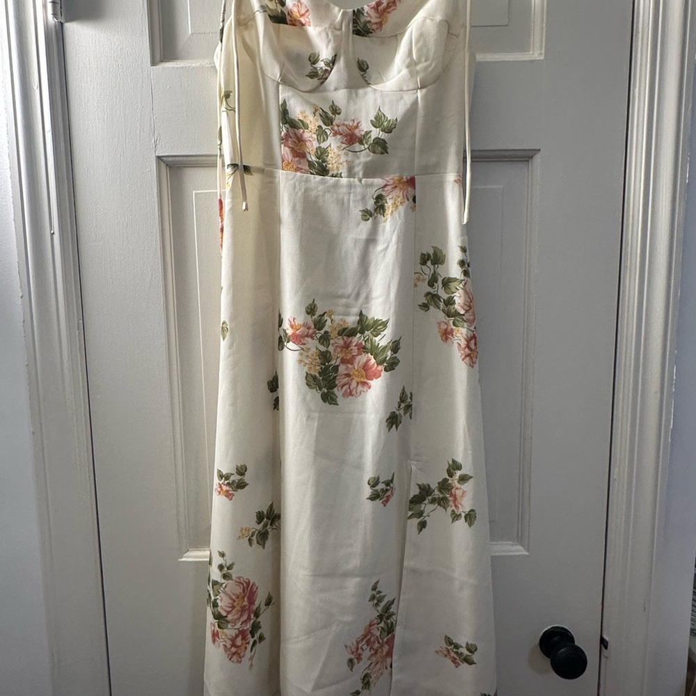Floral Cream Dress